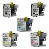 Compatible Brother LC203 Set of 5 Ink Cartridge Includes: 2 LC203BK, 1 LC203C, 1 LC203M, 1 LC203Y- Replacement Ink Catridge for MFC-J4320DW, MFC-J4420DW, MFC-J4620DW, MFC-J5520DW, MFC-J5620DW, MFC-J5720DW