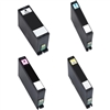 Compatible Dell 331-7689, 331-7381, 331-7382, 331-7383  High Capacity Ink Cartridge Set of 4 for Compatible Dell All-in-One V525w, V725w